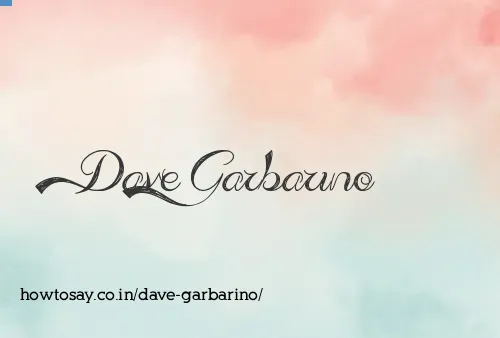 Dave Garbarino