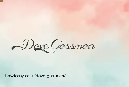 Dave Gassman