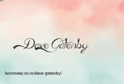Dave Gatenby