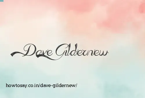 Dave Gildernew