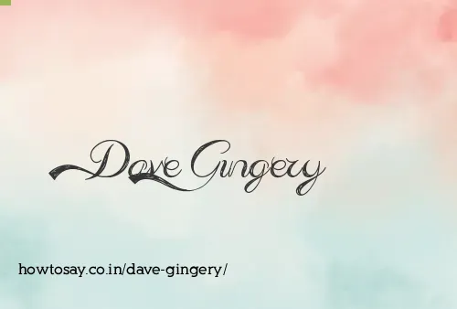 Dave Gingery