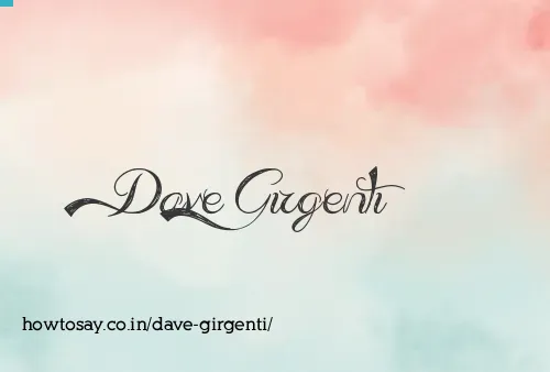 Dave Girgenti