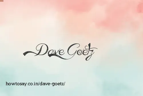 Dave Goetz