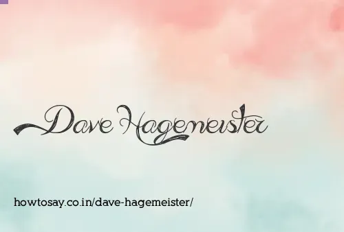 Dave Hagemeister