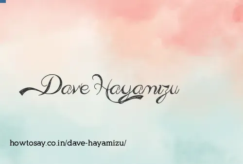 Dave Hayamizu