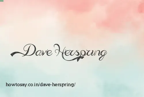 Dave Herspring
