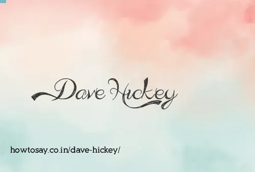 Dave Hickey