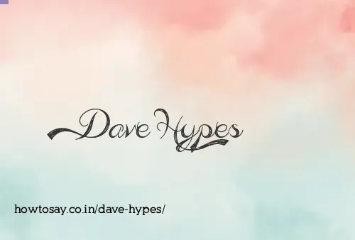 Dave Hypes