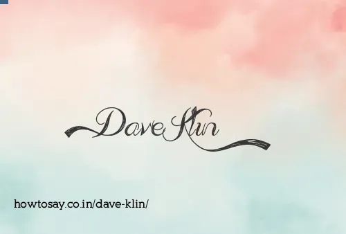 Dave Klin