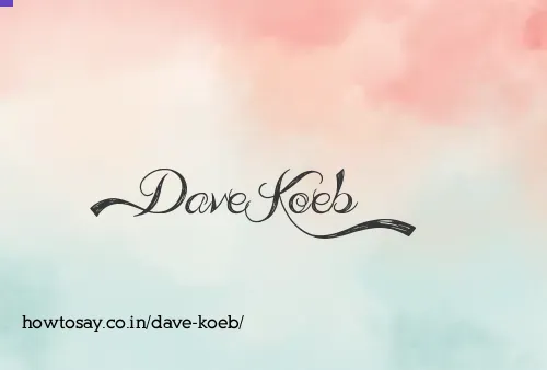 Dave Koeb