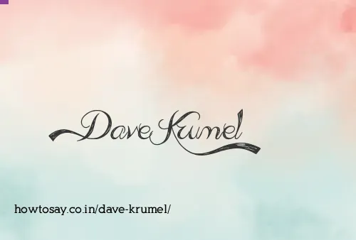 Dave Krumel