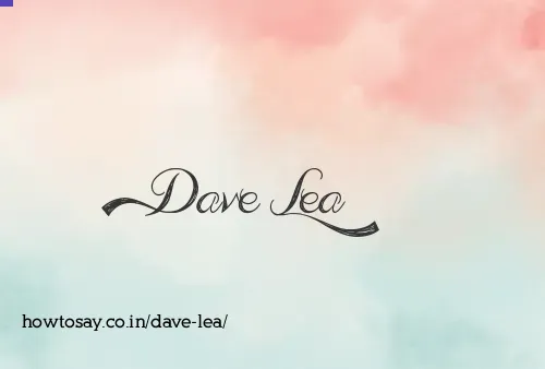 Dave Lea