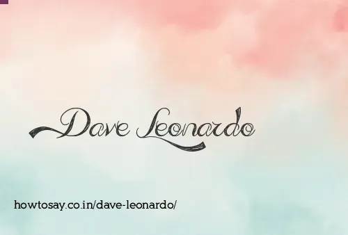 Dave Leonardo