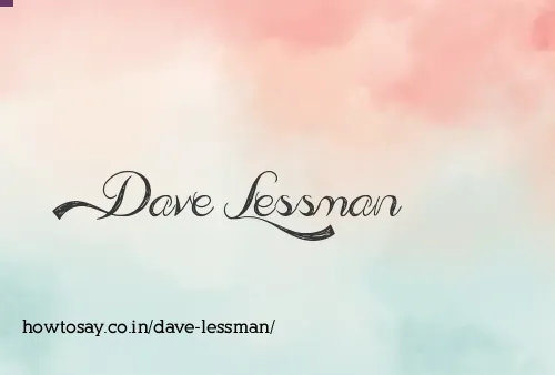 Dave Lessman