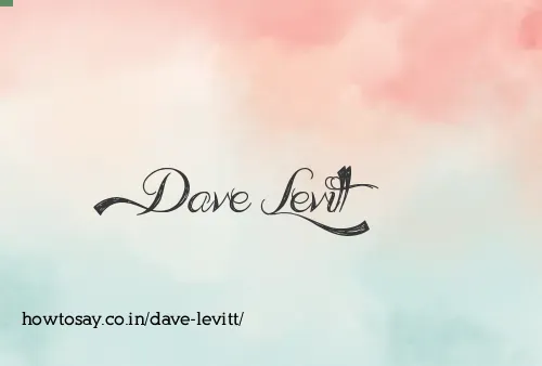 Dave Levitt