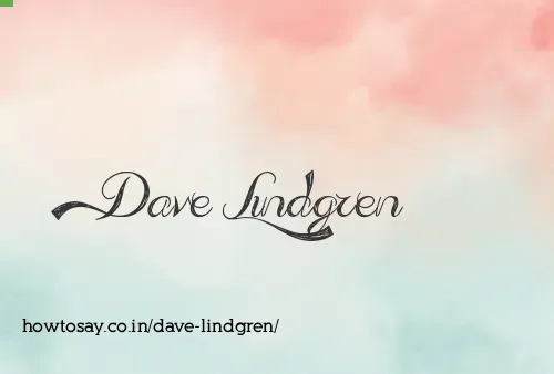 Dave Lindgren