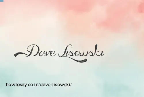 Dave Lisowski