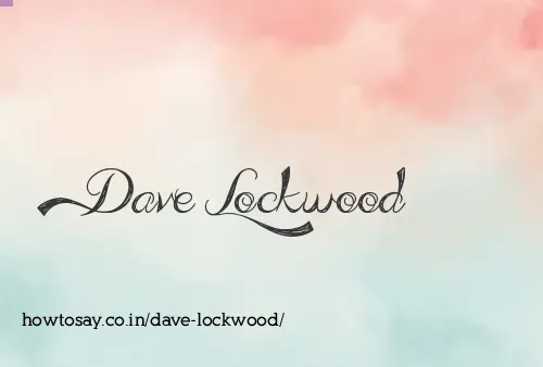 Dave Lockwood