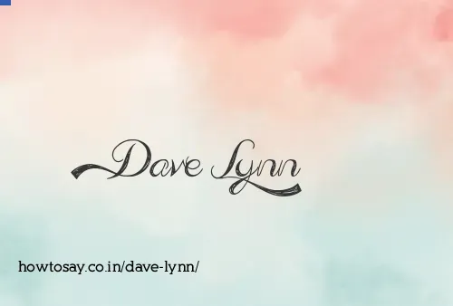 Dave Lynn