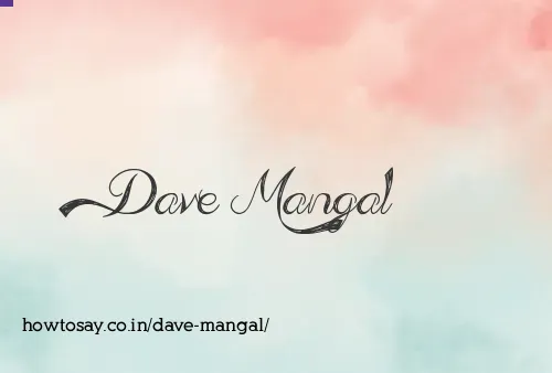 Dave Mangal