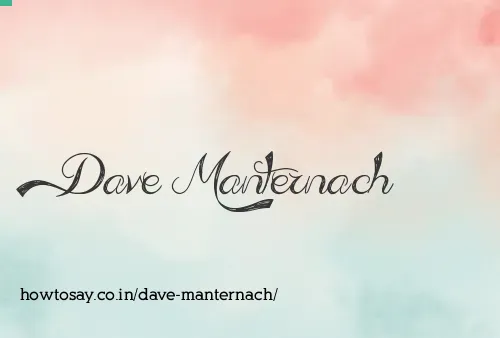 Dave Manternach