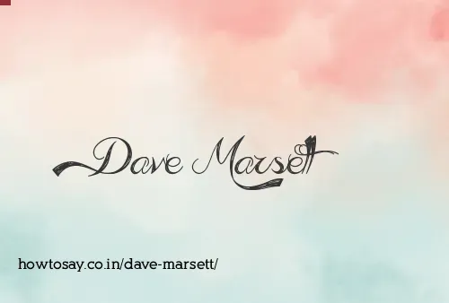 Dave Marsett