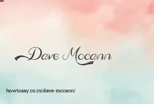 Dave Mccann