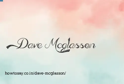 Dave Mcglasson