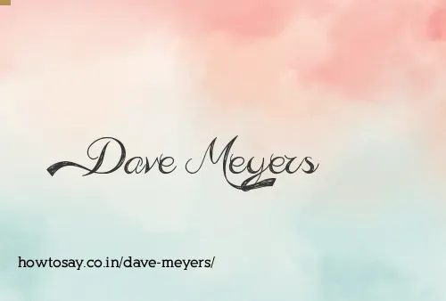Dave Meyers