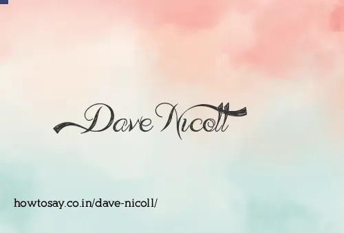 Dave Nicoll