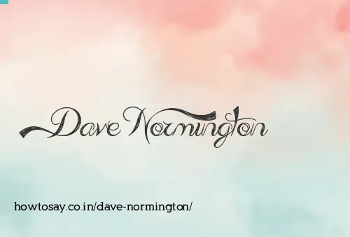 Dave Normington
