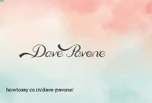 Dave Pavone