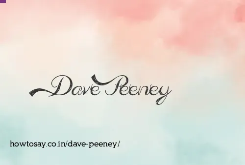 Dave Peeney