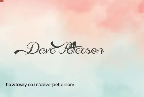 Dave Petterson