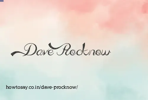 Dave Procknow
