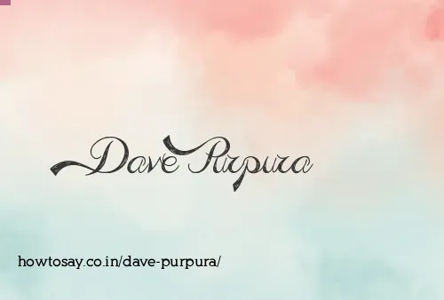 Dave Purpura