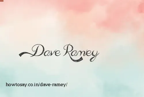 Dave Ramey
