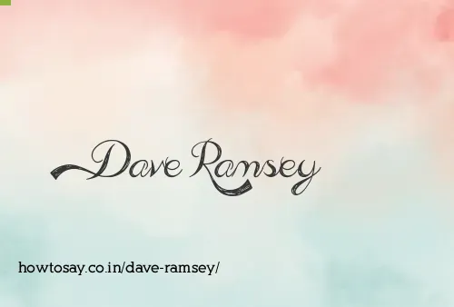 Dave Ramsey