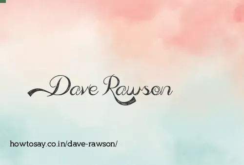 Dave Rawson