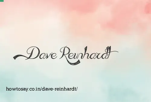 Dave Reinhardt