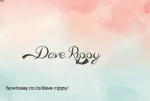 Dave Rippy