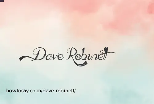 Dave Robinett