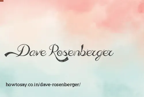 Dave Rosenberger
