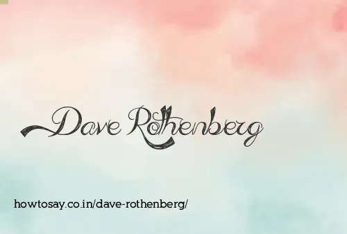 Dave Rothenberg