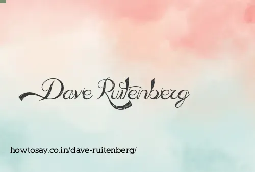 Dave Ruitenberg