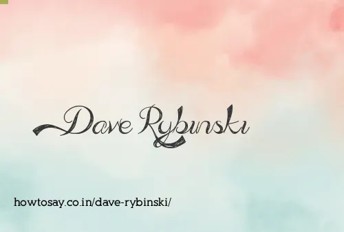 Dave Rybinski