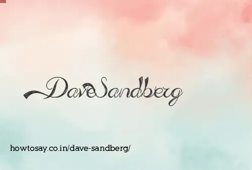 Dave Sandberg