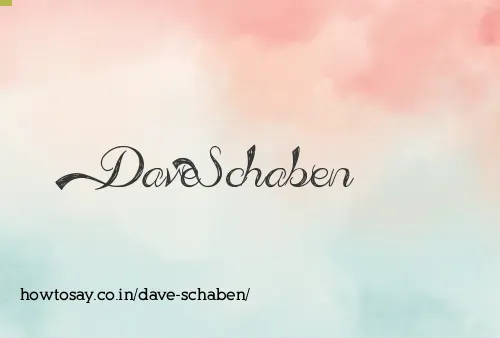 Dave Schaben