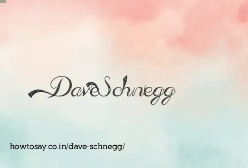 Dave Schnegg
