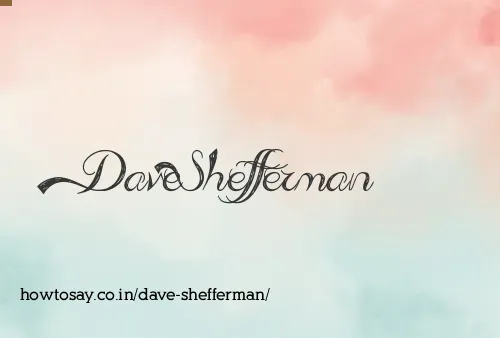 Dave Shefferman